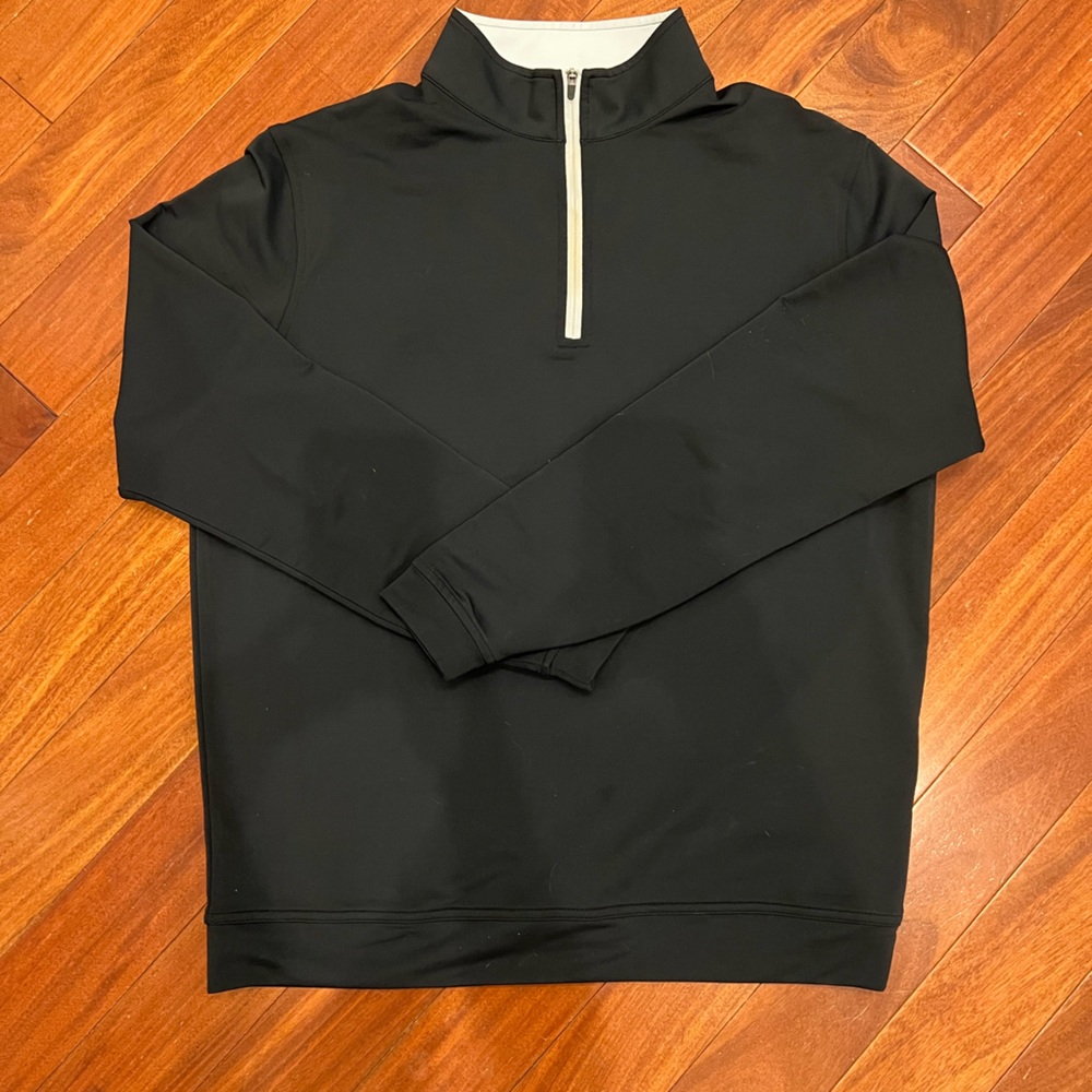 Men’s Peter Miller quarter zip black, great condition
